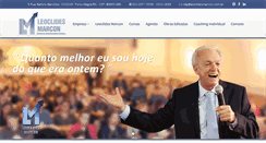 Desktop Screenshot of leoclidesmarcon.com.br