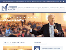 Tablet Screenshot of leoclidesmarcon.com.br